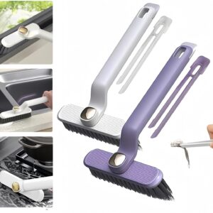 .Multifunctional crevice cleaning brush