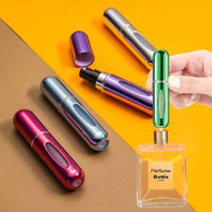 ,.Reuseable Spray Bottle Travel Perfume Atomizer 3pcs Set